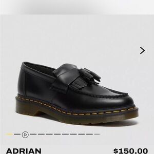 Dr. Martens Black Tassel Loafers